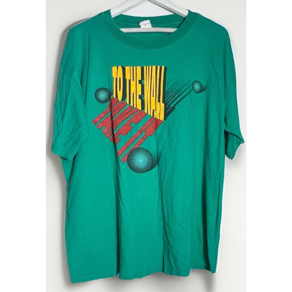Vintage Single Stitch Pro Spirit Motivational Tshirt Take It To The Wall XXL